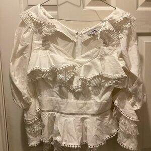 Fashion, nova blouse, coastal cowgirl theme, XL